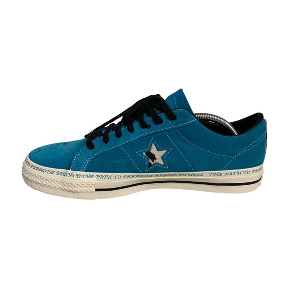 Converse x Sean Pablo One Star Pro Paradise Rapid Teal Suede Men's 11.5 - Picture 10 of 16